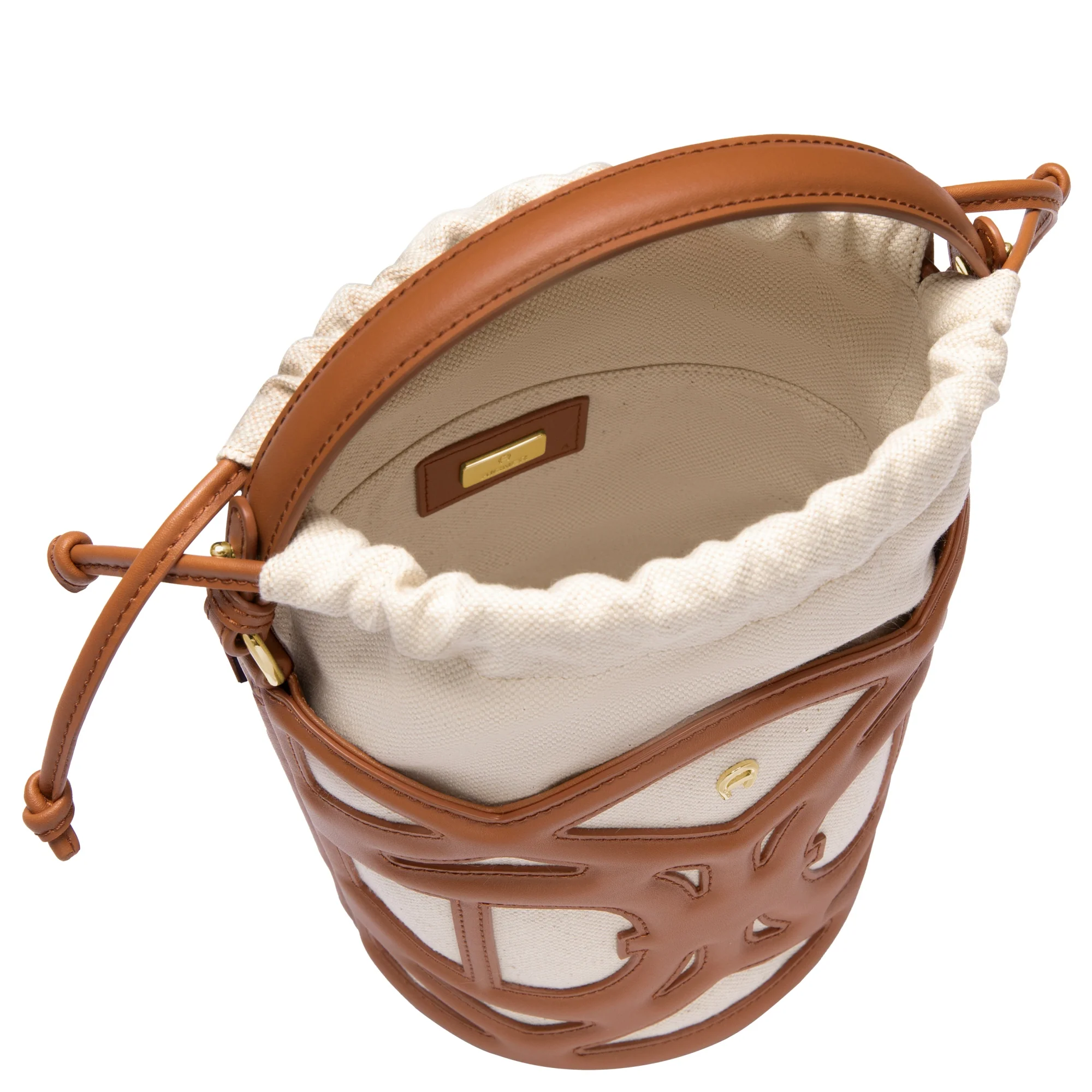 Aigner Azzurra S - Beuteltasche 20 cm (cognac brown) - Image 3