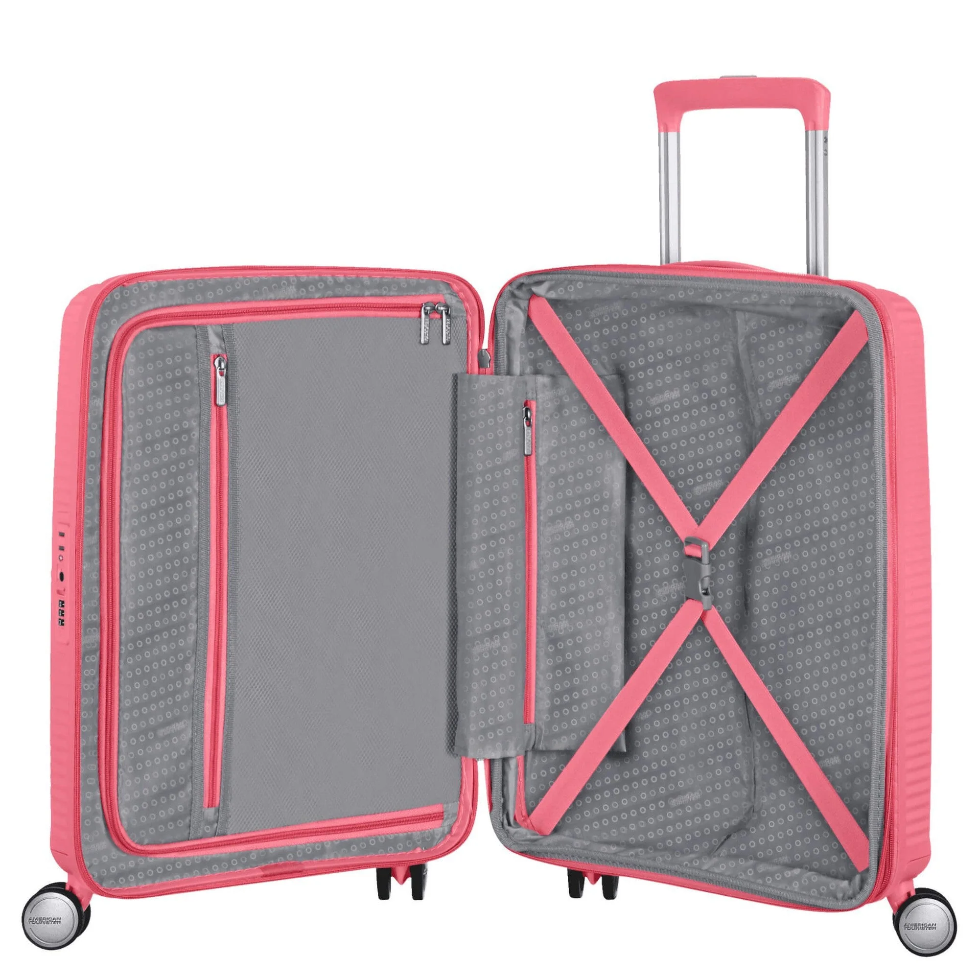 American Tourister Soundbox - 4-Rollen-Kabinentrolley 55 cm (sun kissed coral) - Image 5