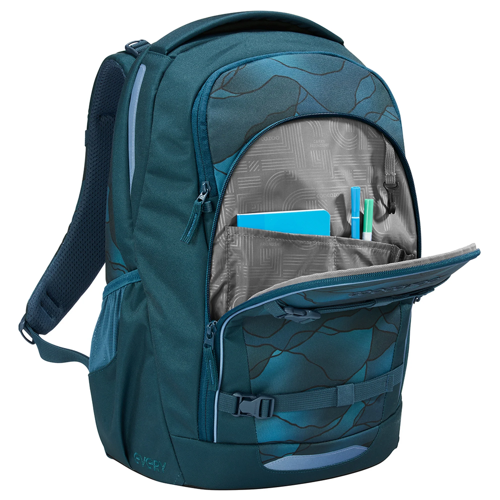 Coocazoo Every - Schulrucksack 44 cm (Cryastal Waves) - Image 5