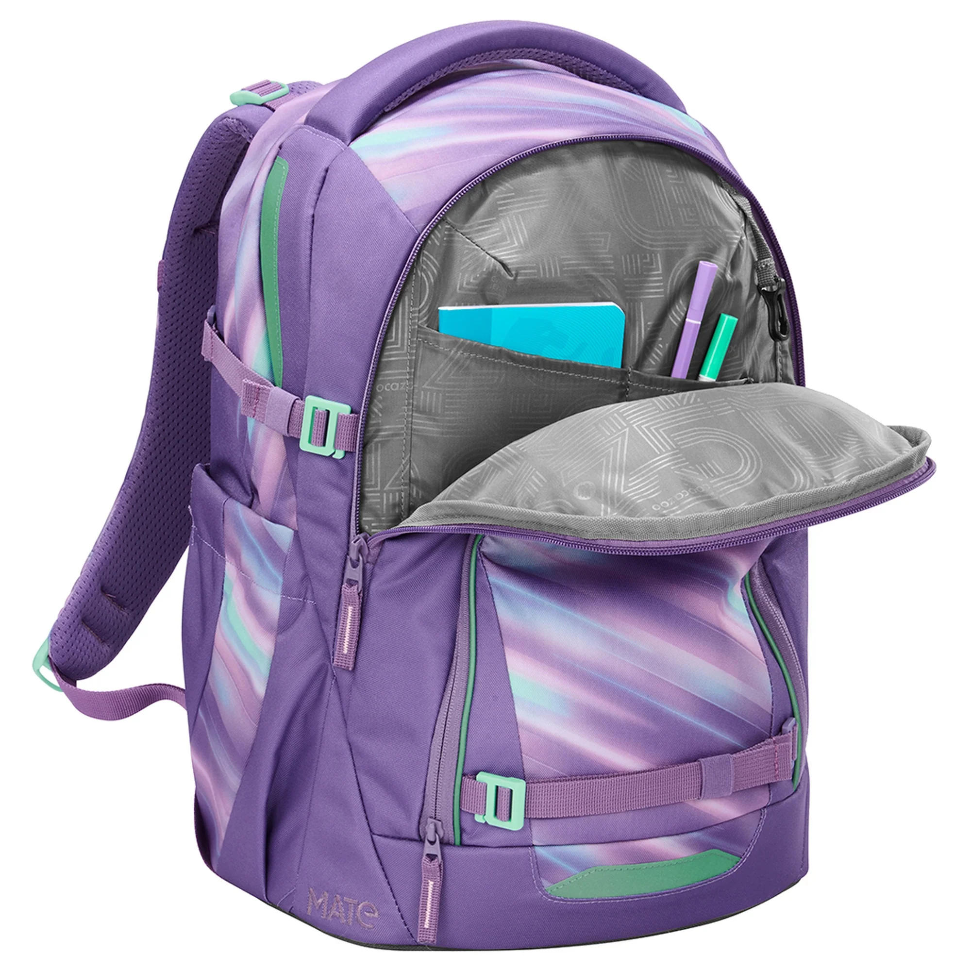 Coocazoo Mate - Schulrucksack 44 cm (Arctic Lights) - Image 5