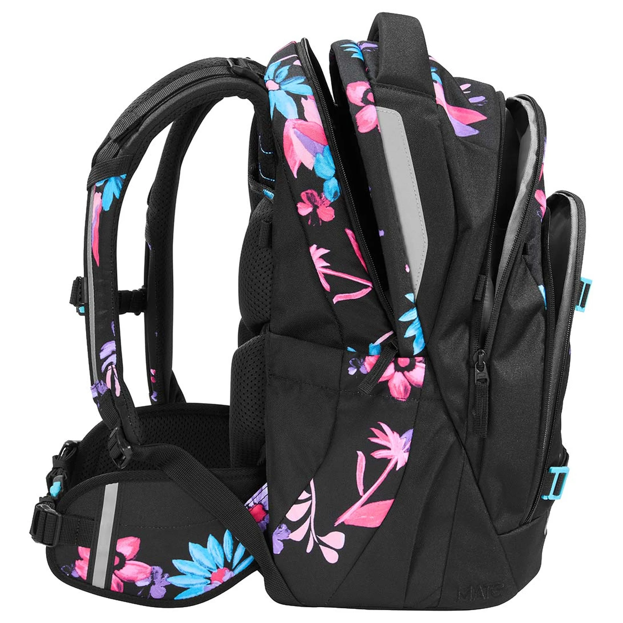 Coocazoo Mate - Schulrucksack 44 cm (Floral Artnight) - Image 4