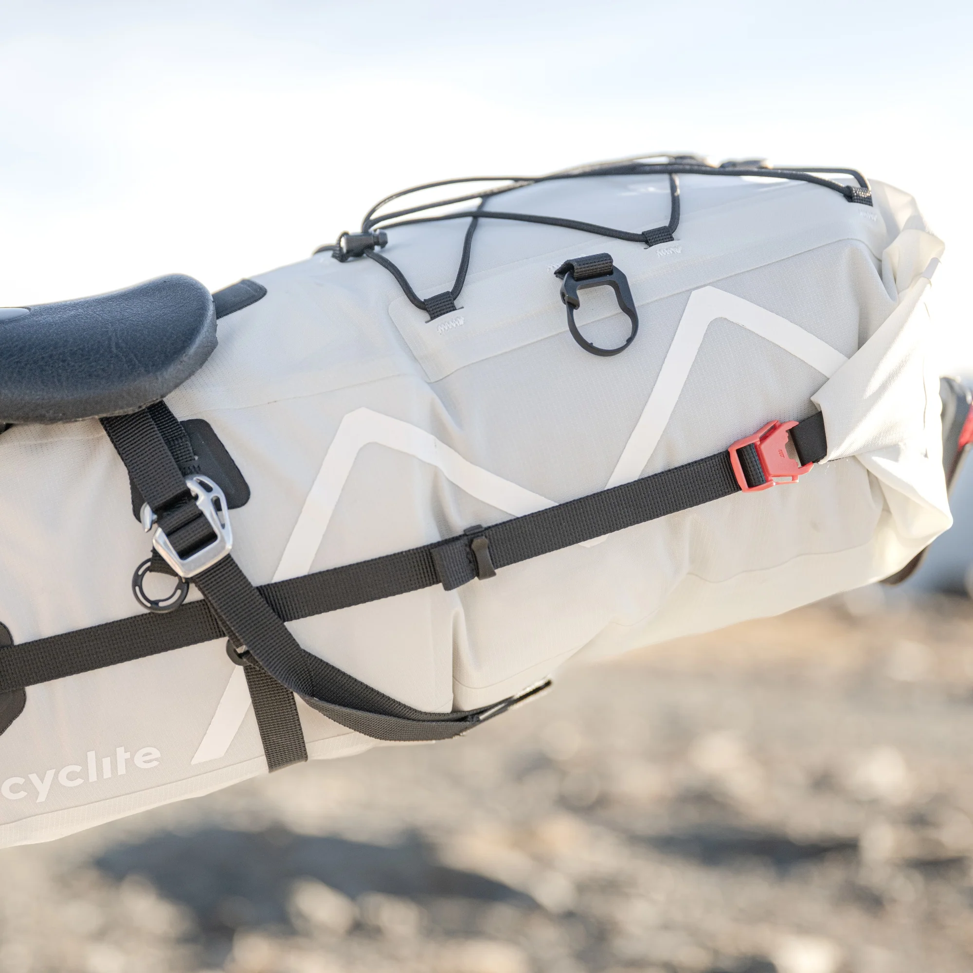 Cyclite Saddle Bag / 02 - Satteltasche (Bikepacking) 52 cm (light grey) - Image 5