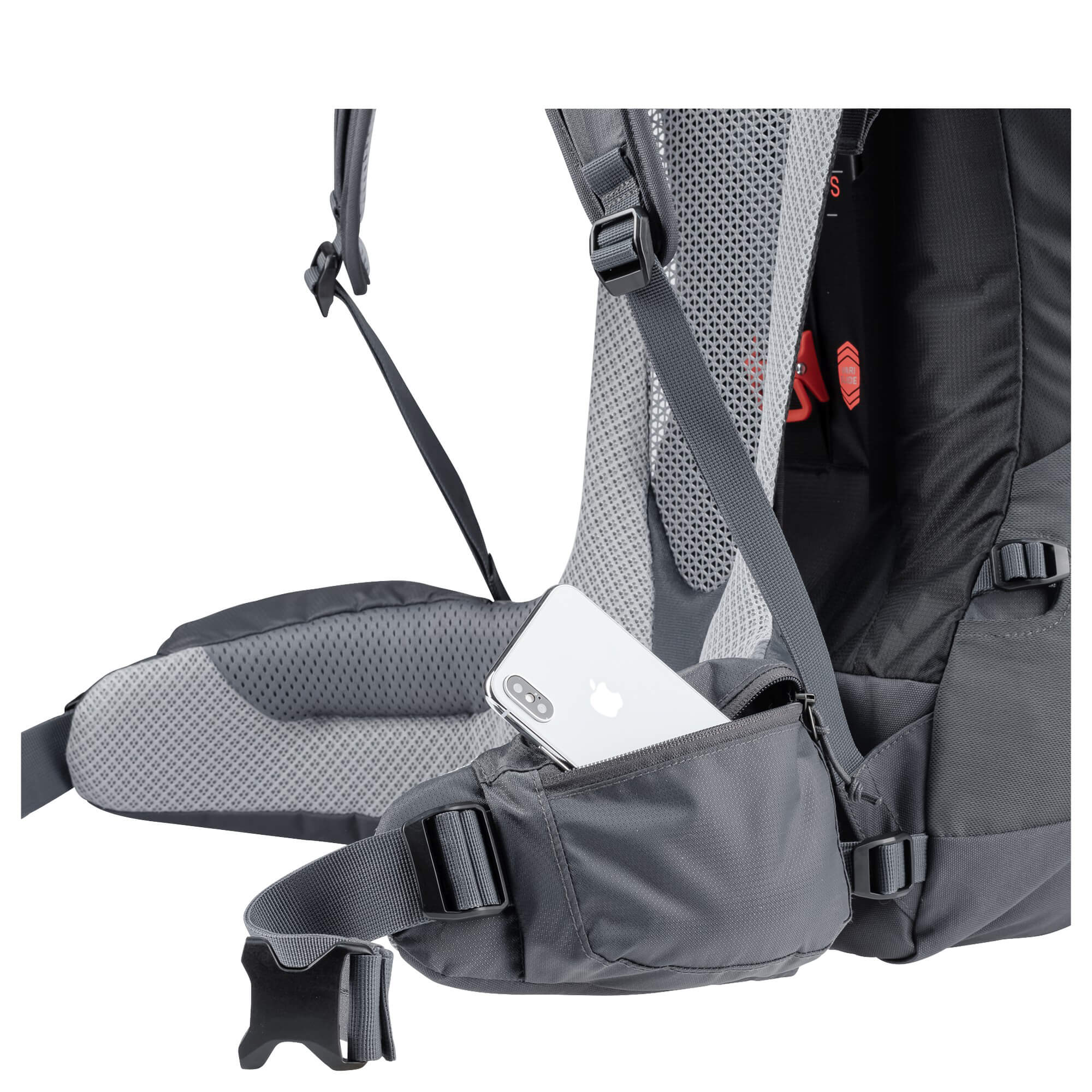 Deuter Futura Air Trek 50 + 10 - Trekkingrucksack 75 cm erw. (black-graphite) - Image 5