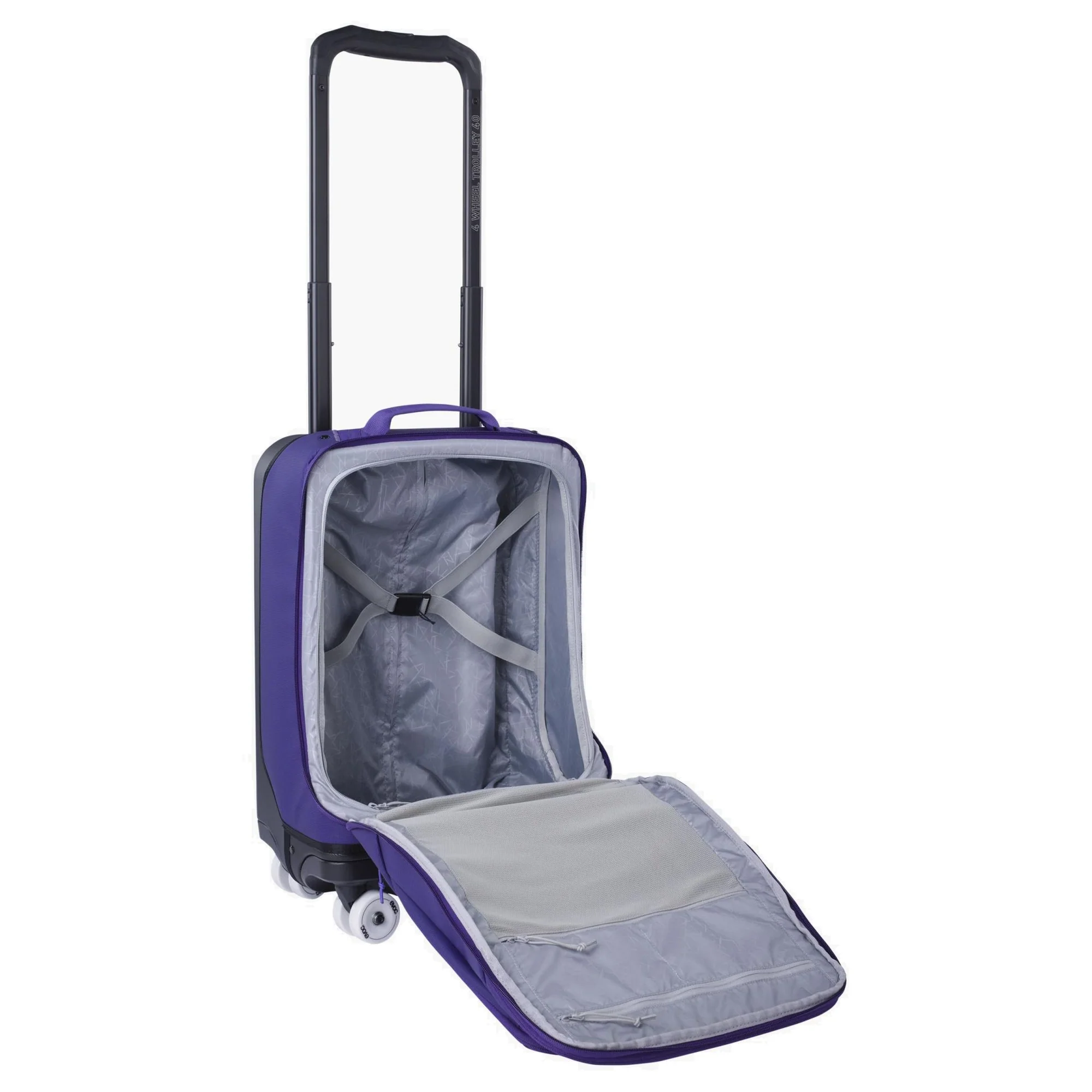 Evoc 4-Wheel Trolley 40 - 4-Rollen-Kabinentrolley S 56 cm (violet-black) - Image 4