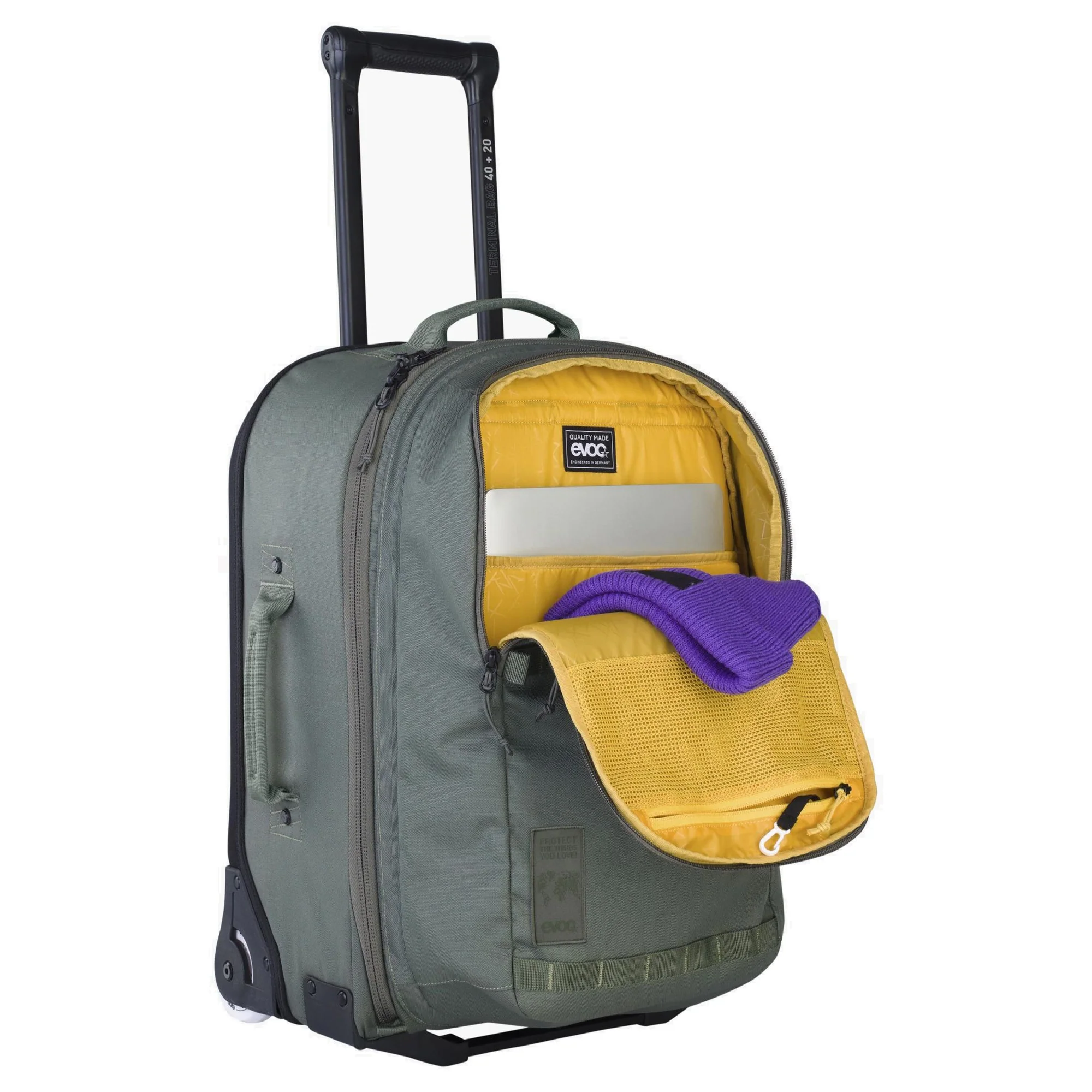 Evoc Terminal Bag 40+20 - Rollenreisetasche 54 cm (dark olive) - Image 3
