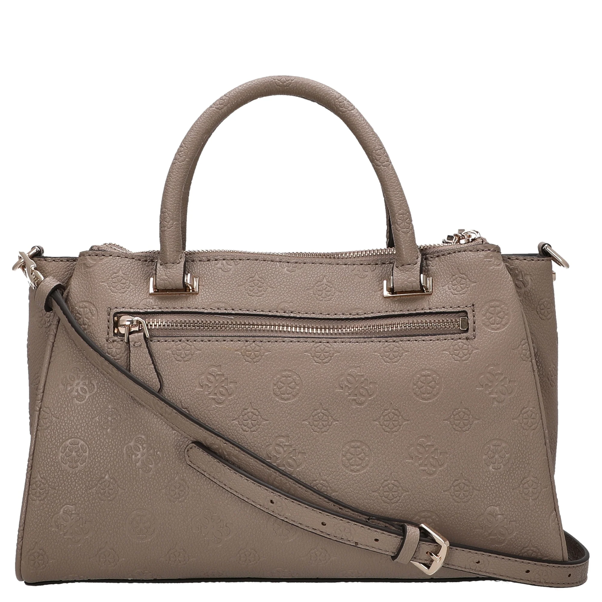 Guess Anise Triple Comp Satchel - Henkeltasche 30.5 cm (dark taupe logo) - Image 4