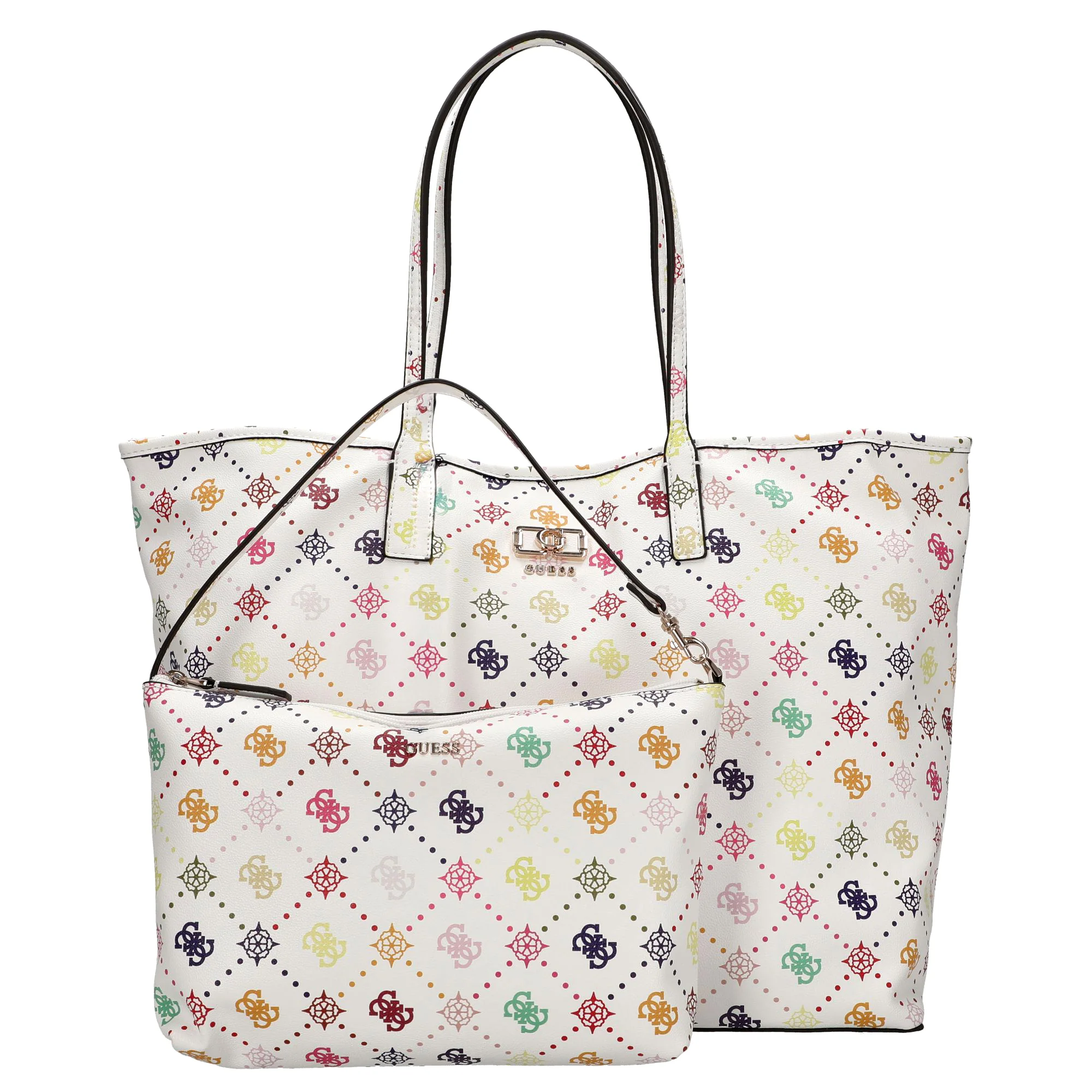 Guess Emelie Logo - Shopper 2in1 L 40 cm (multi logo) - Image 6