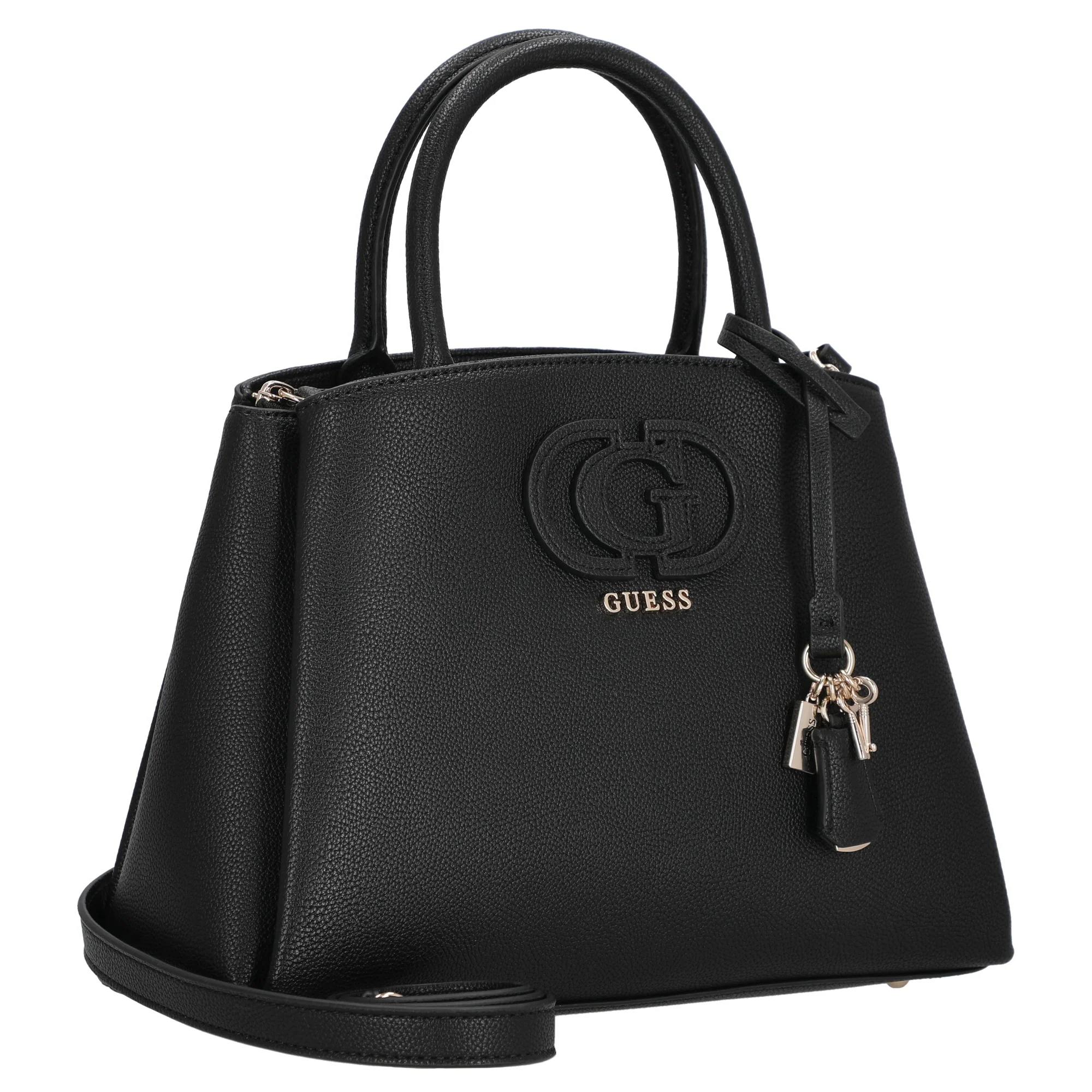 Guess Isola 3 Comp Satchel - Henkeltasche 30 cm (black) - Image 5