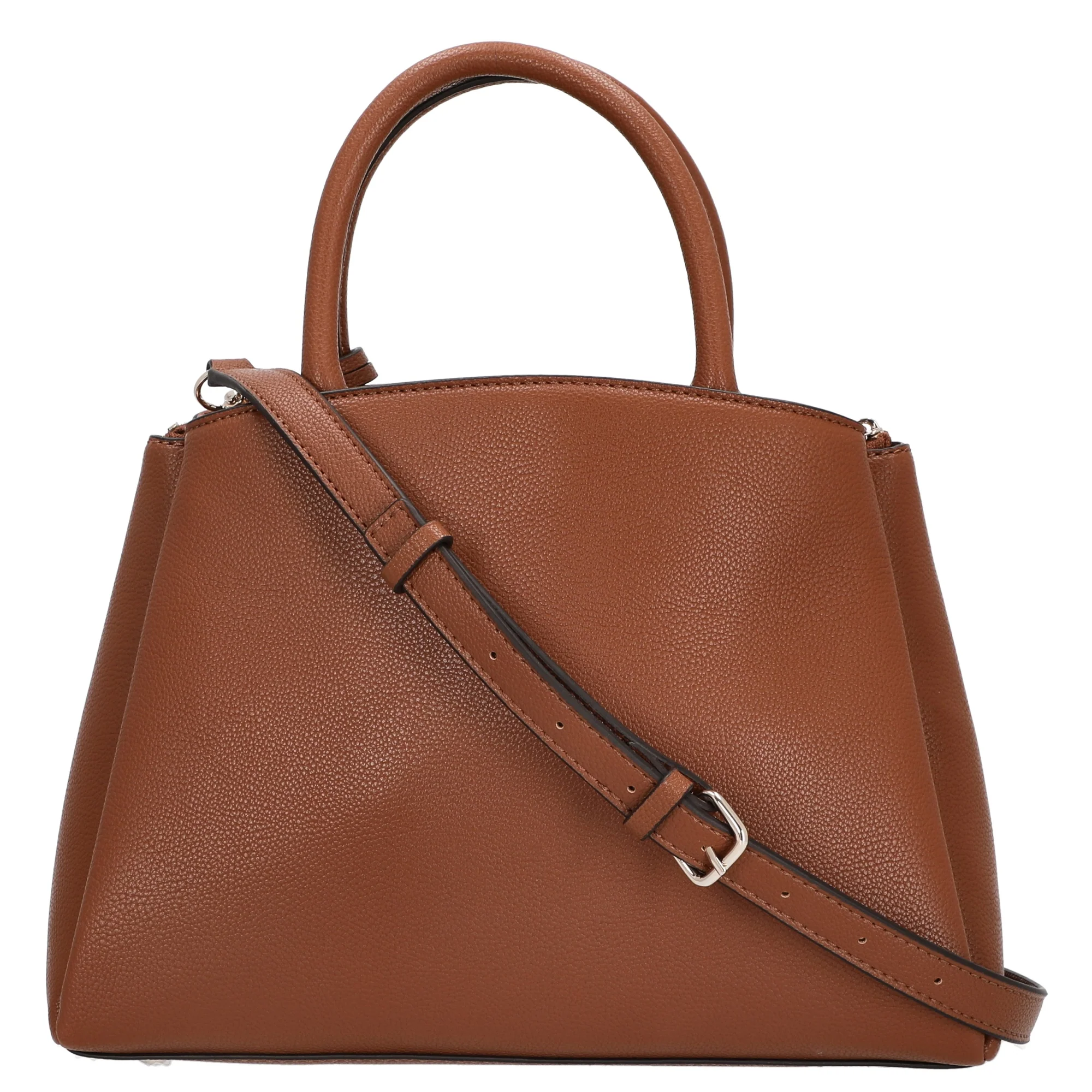 Guess Isola 3 Comp Satchel - Henkeltasche 30 cm (cognac) - Image 4