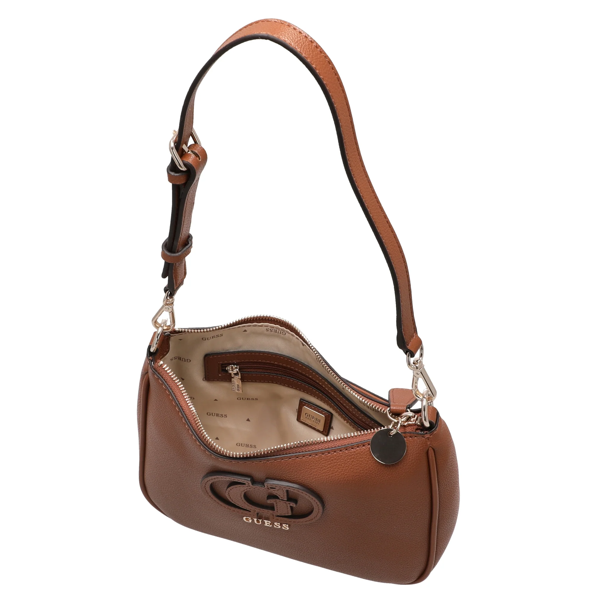 Guess Isola - Schultertasche 25 cm (cognac) - Image 6