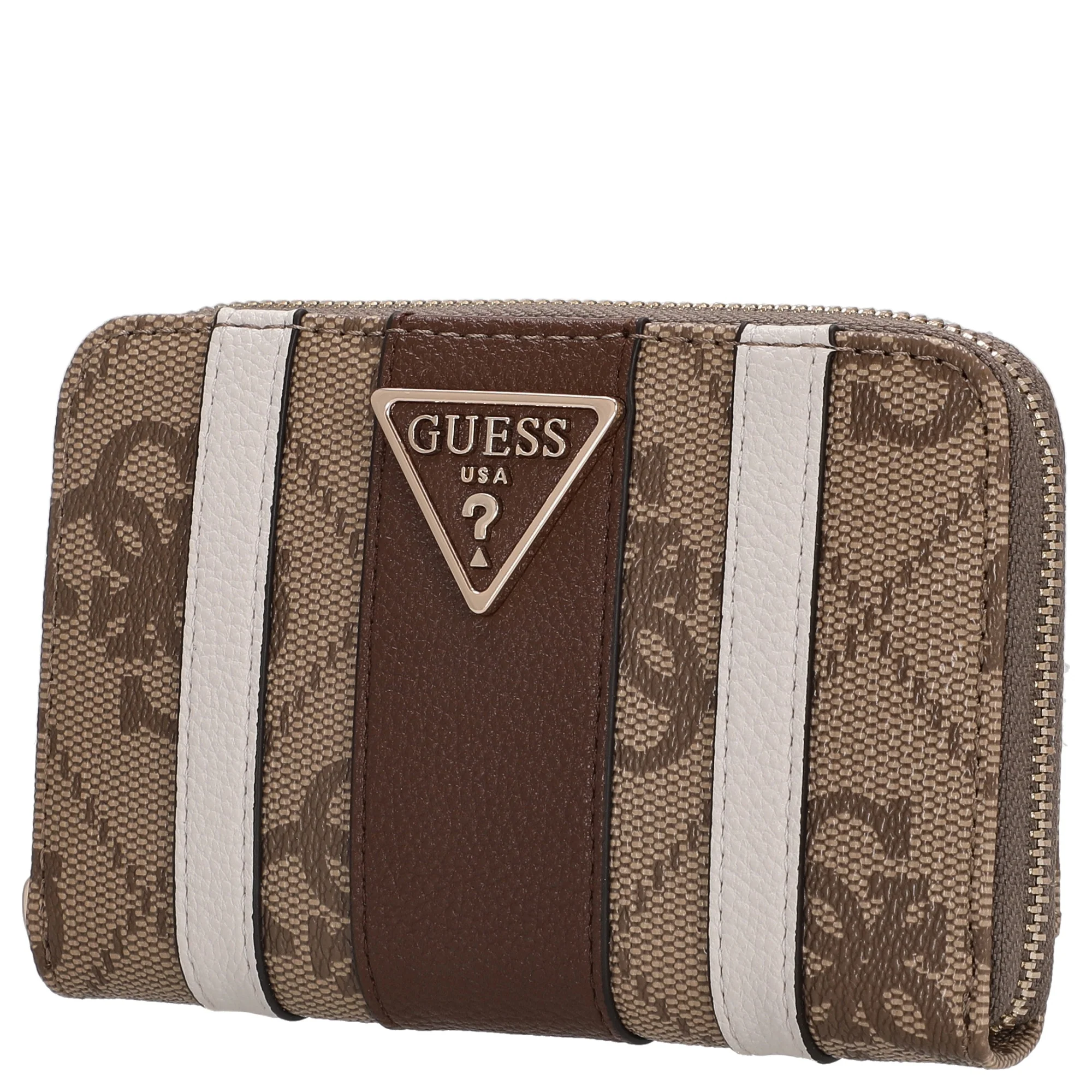 Guess Laurel ll SLG Medium Zip - Geldbörse 4cc 14 cm (latte logo/brown) - Image 3
