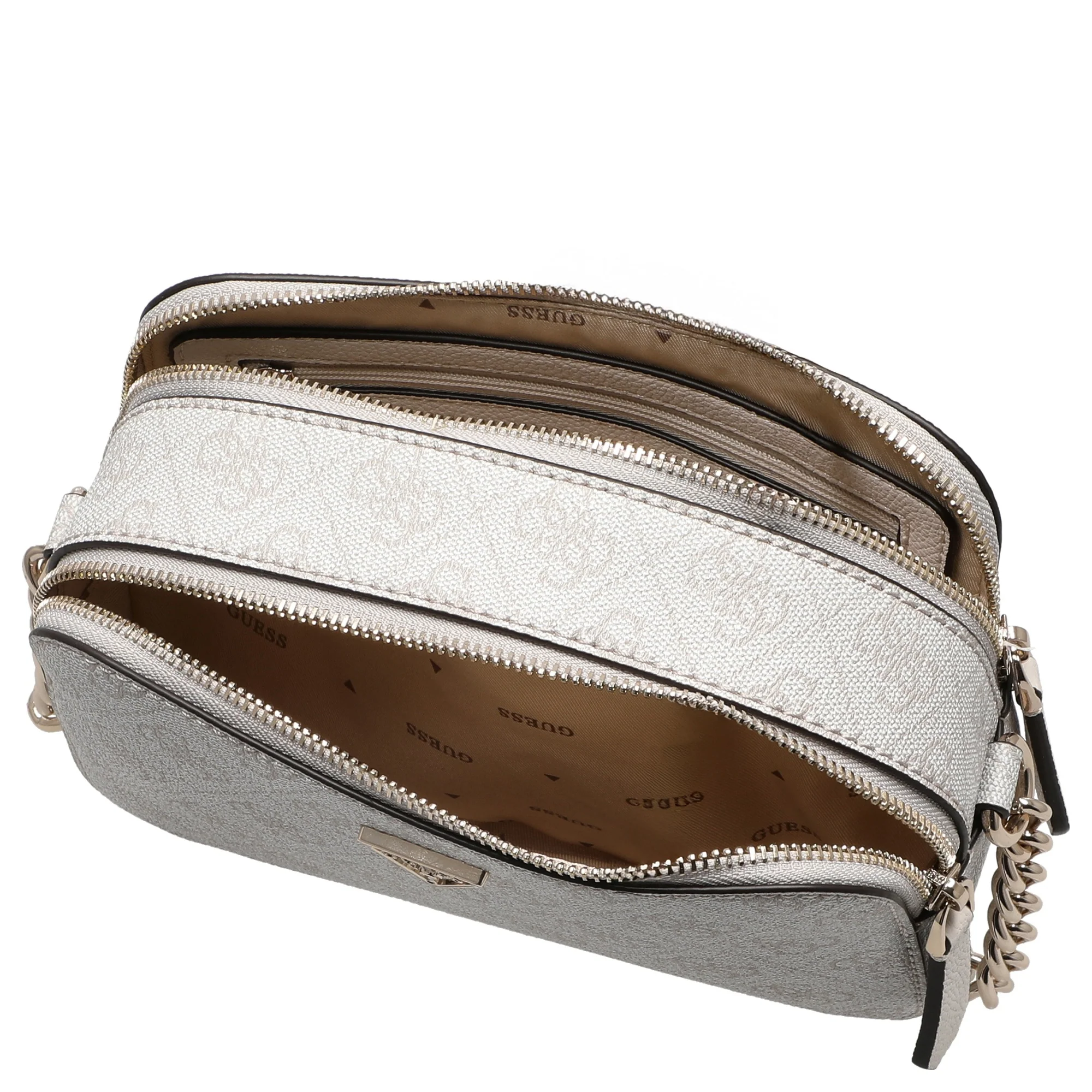 Guess Noelle II Crossbody - Umhängetasche 20 cm (bone logo) - Image 7
