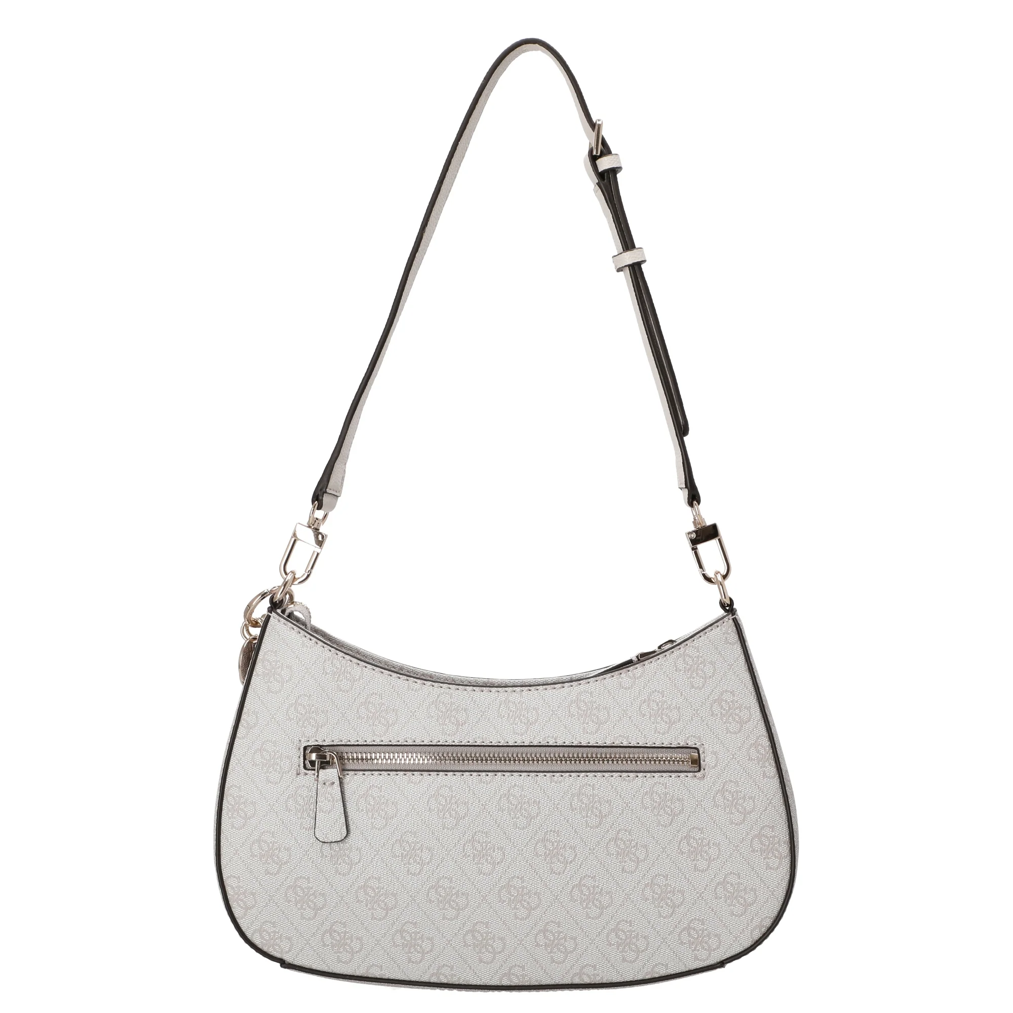 Guess Noelle II Top Zip - Schultertasche 28 cm (bone logo) - Image 4