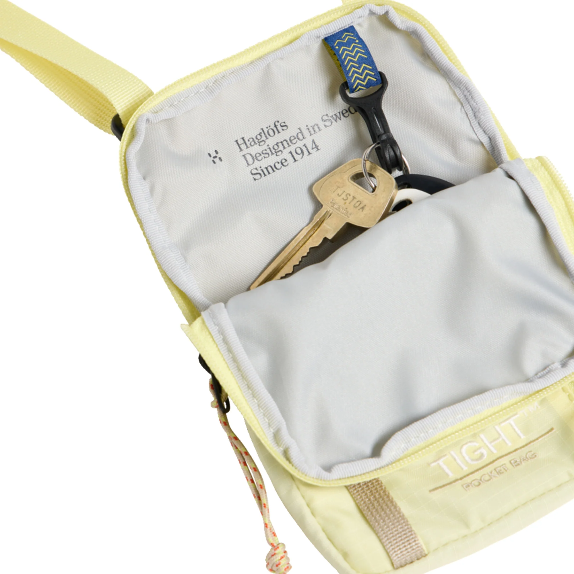 Haglöfs Tight Pocket Bag - Umhängetasche 16.5 cm (yellow rise/chalk beige) - Image 5