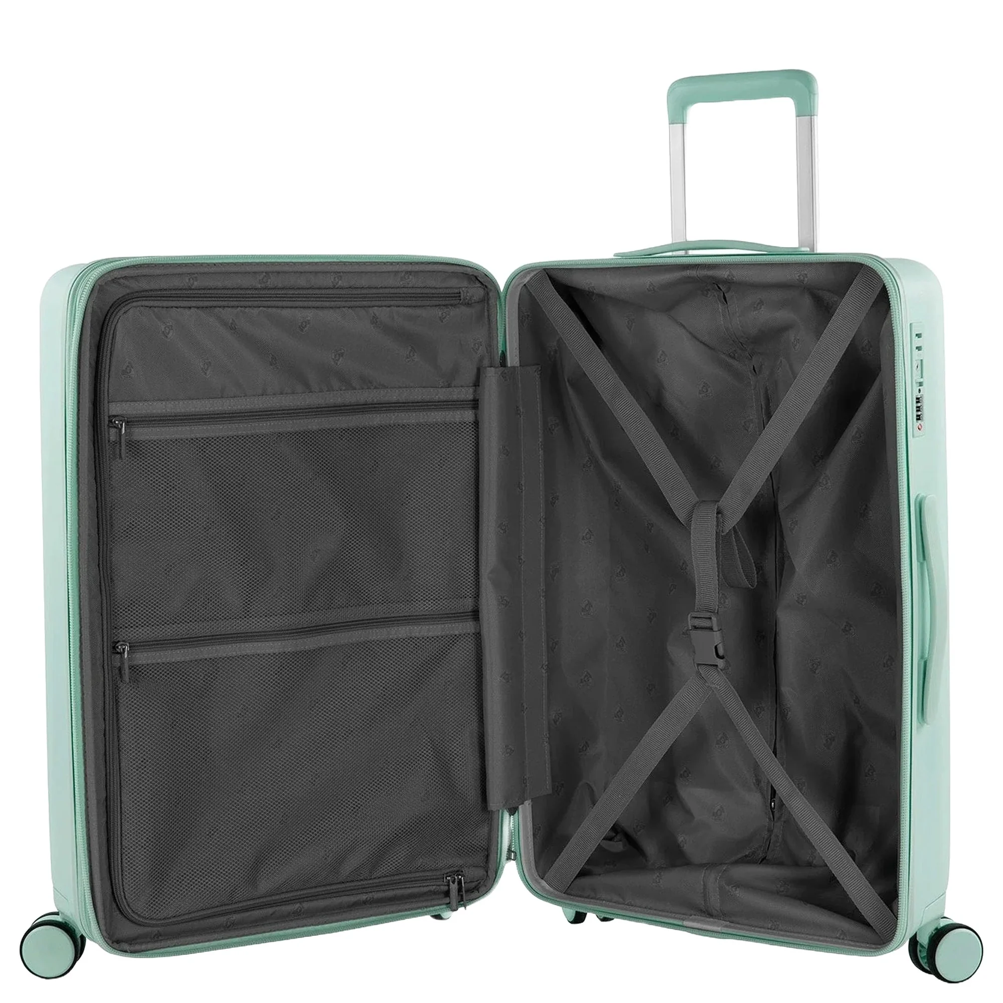 Heys Pastel - 4-Rollen-Trolley M 66 cm erw. (mint) - Image 5