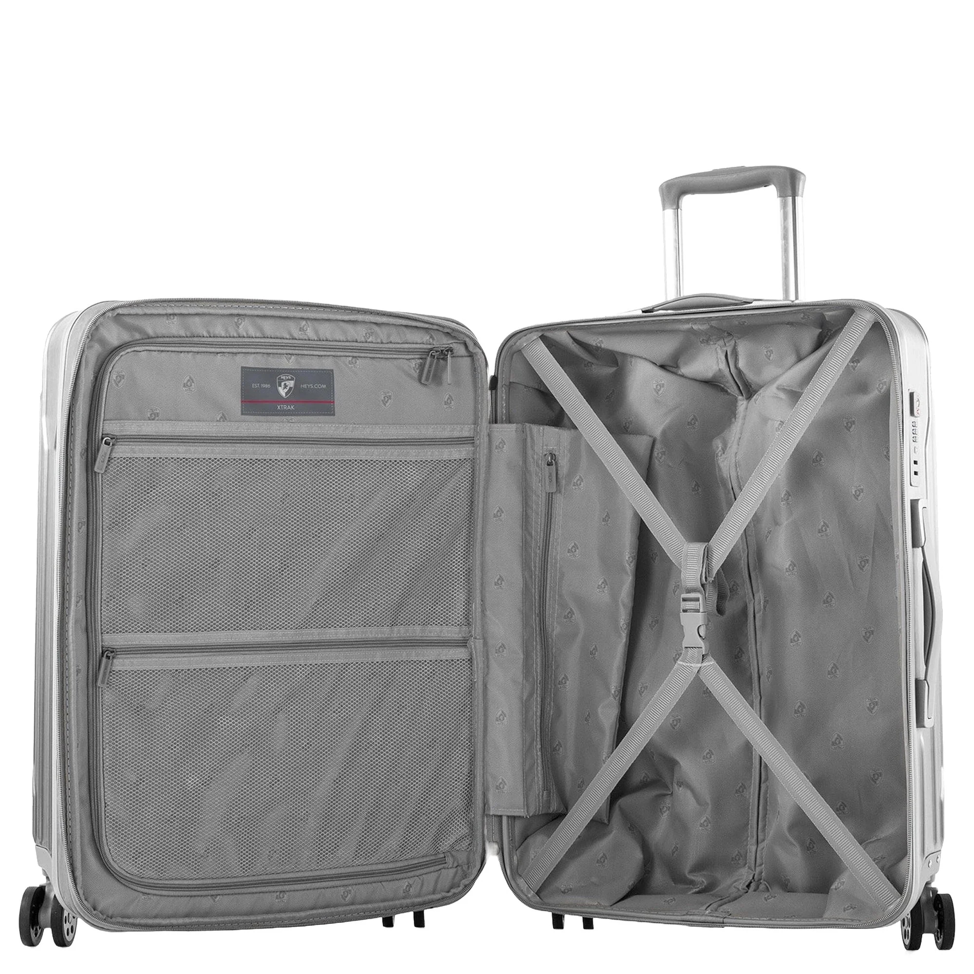 Heys Xtrak - 4-Rollen-Trolley M 66 cm erw. (silber) - Image 5