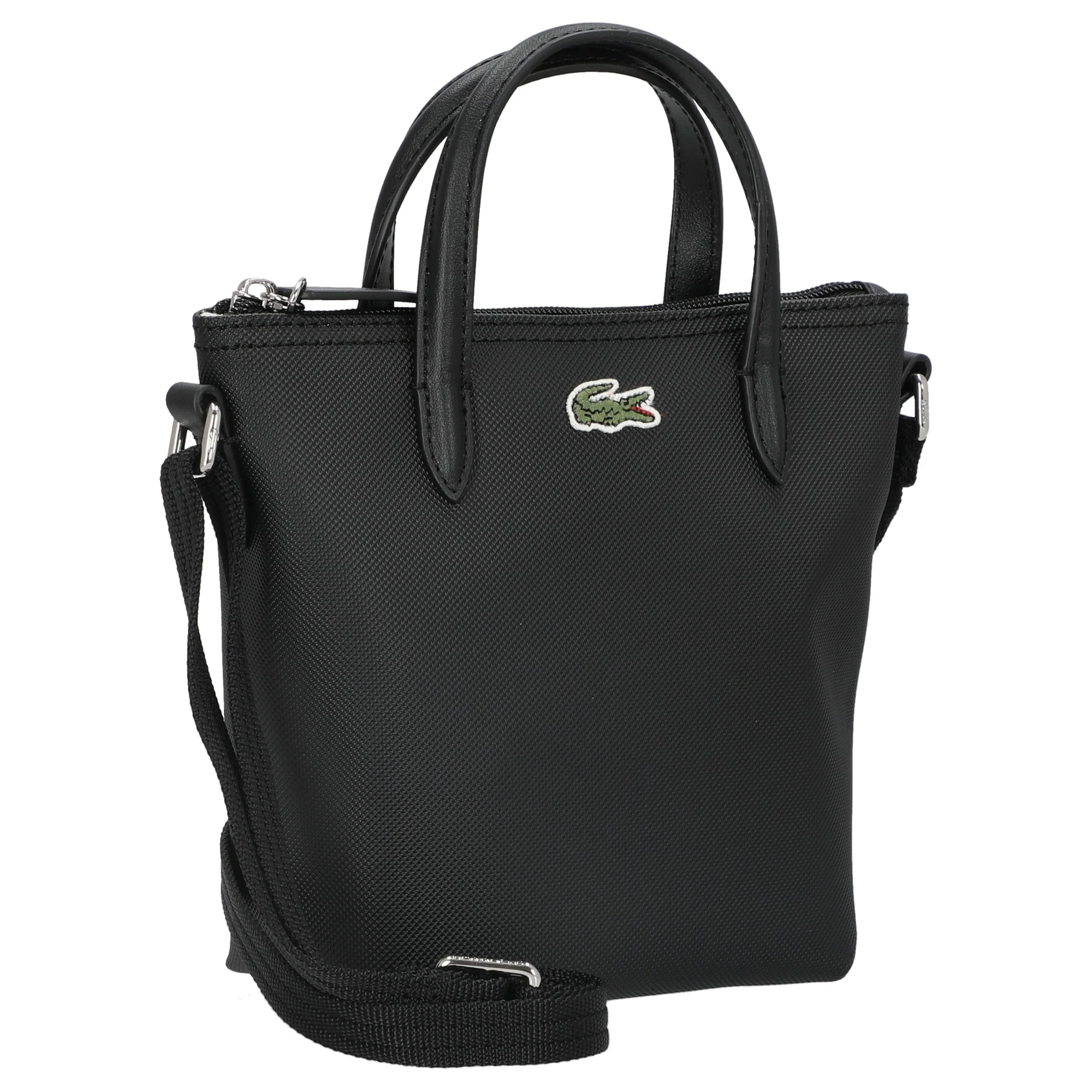 Lacoste Mini-Tote L.12.12 Concept - Henkeltasche 18 cm (black) - Image 5
