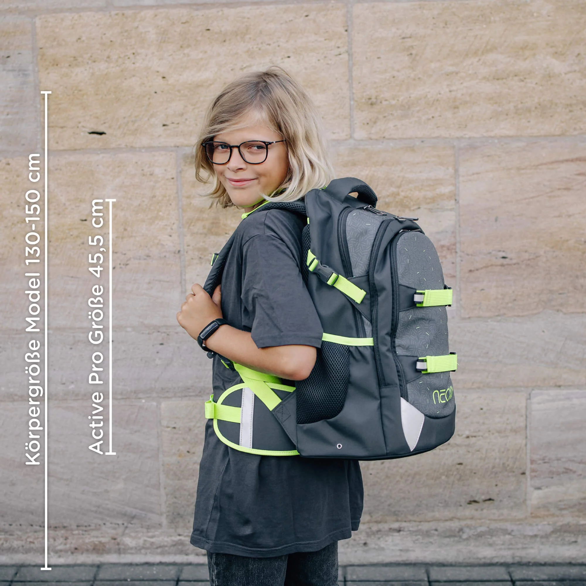Neoxx ACTIVE PRO - Schulrucksack 45.5 cm (BOOM!) - Image 12
