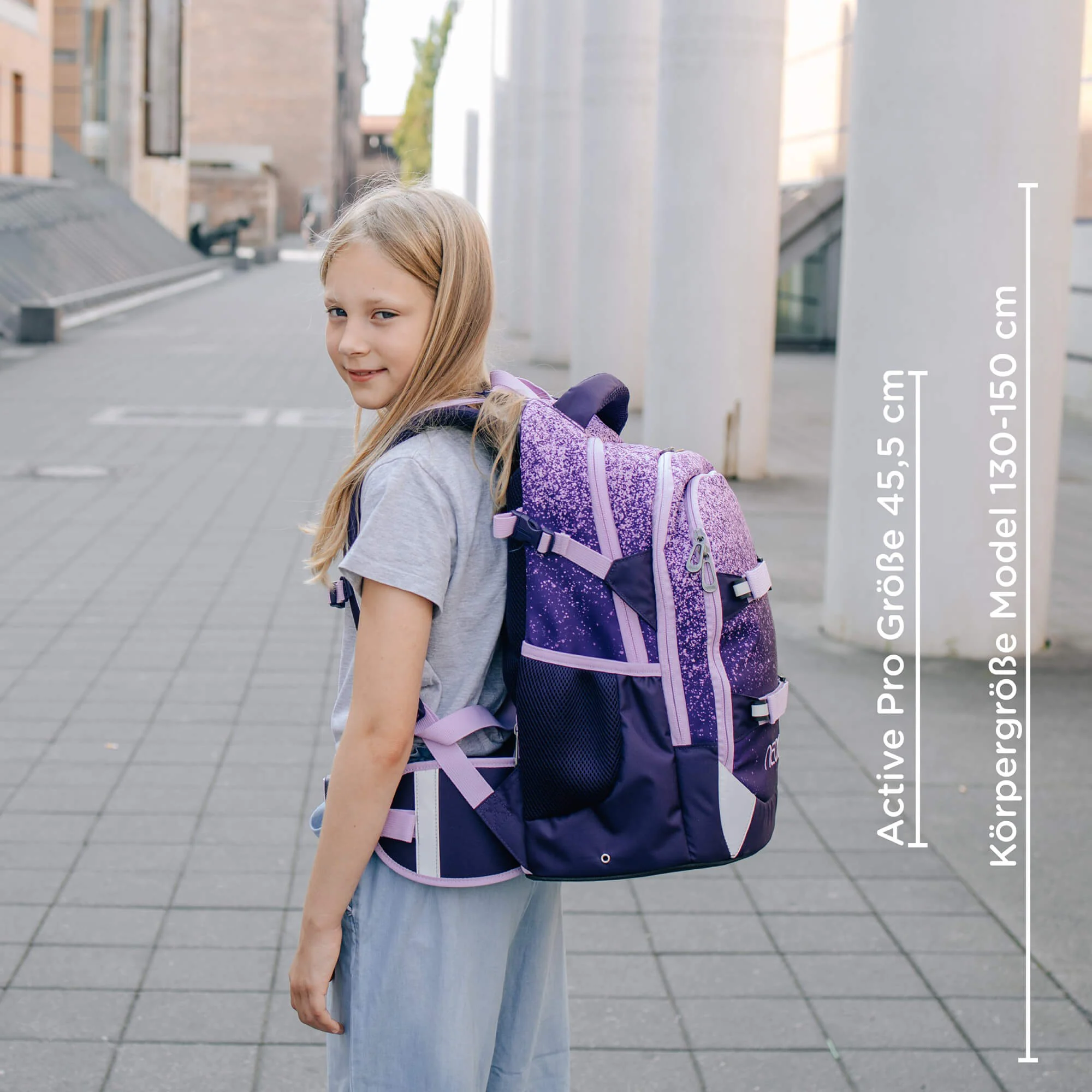 Neoxx ACTIVE PRO - Schulrucksack 45.5 cm (Glitterally perfect) - Image 11