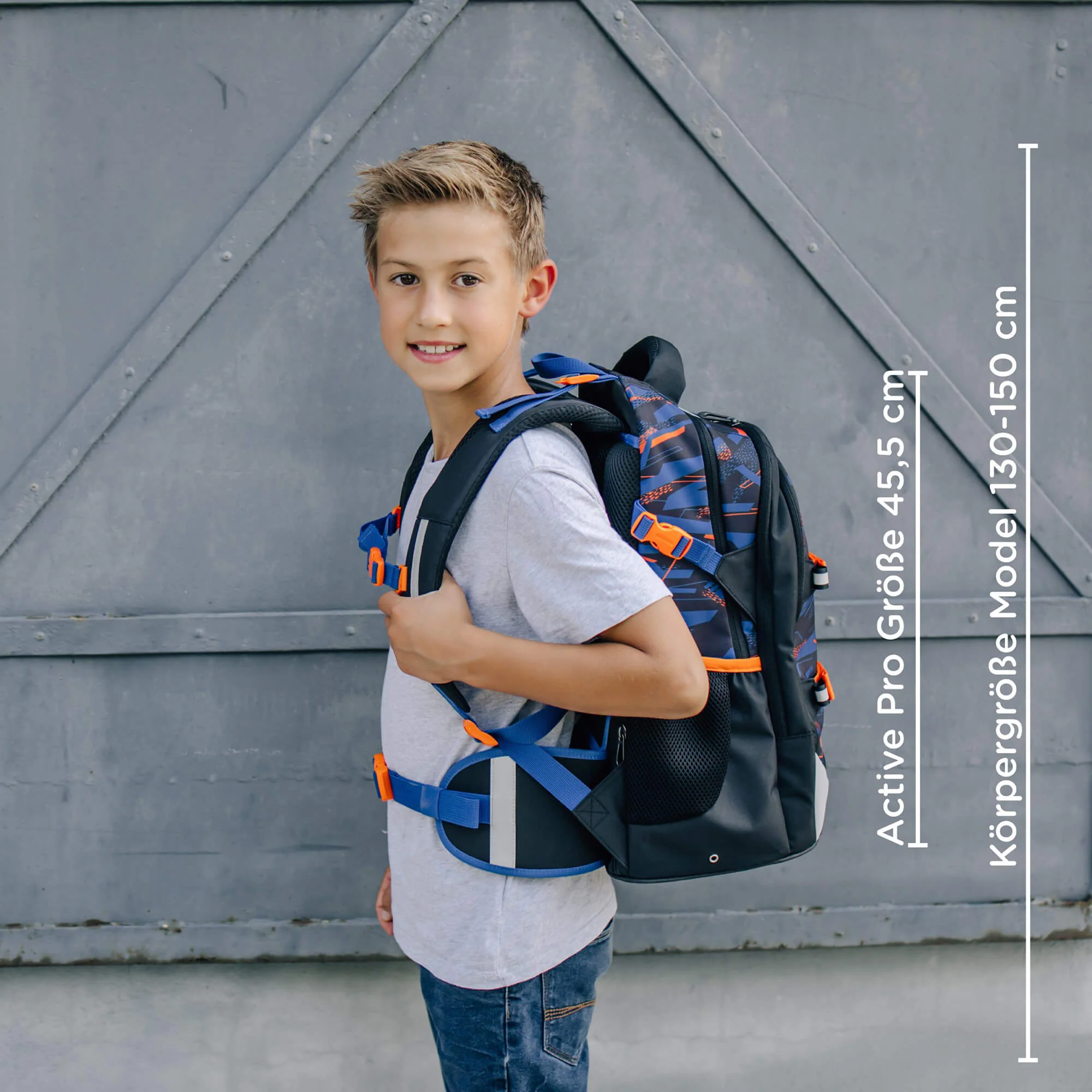 Neoxx ACTIVE PRO - Schulrucksack 45.5 cm (Streetlight Runner) - Image 12