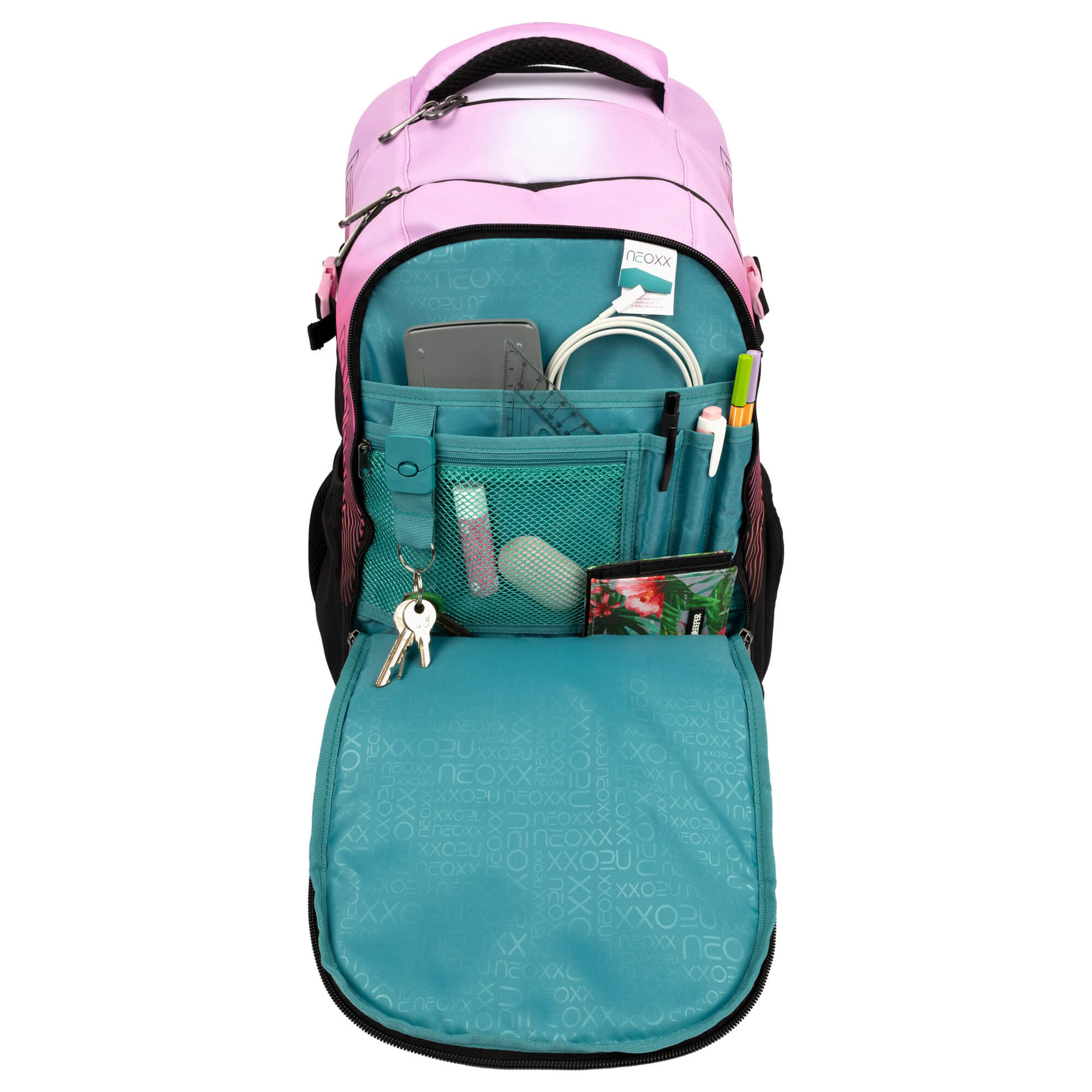 Neoxx ACTIVE PRO - Schulrucksack 45.5 cm (Sweet like sunset) - Image 6
