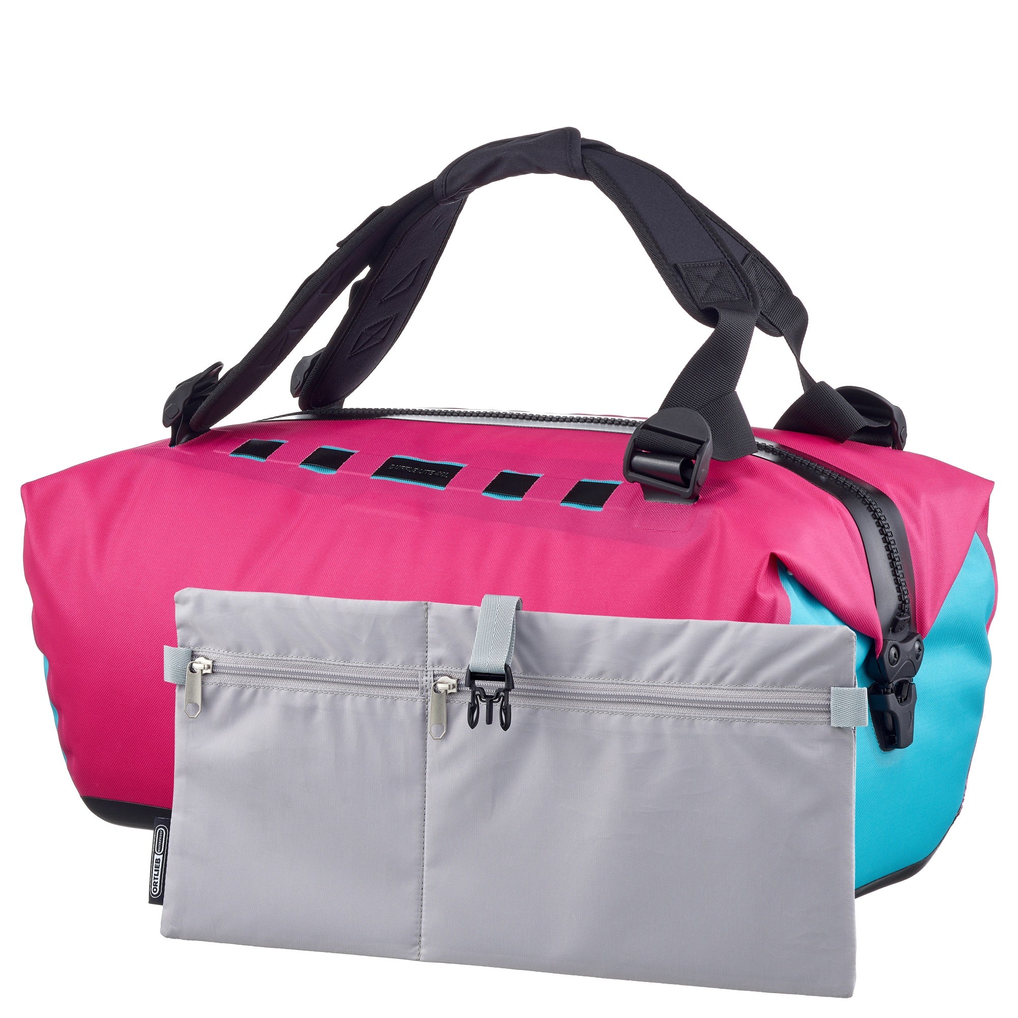 Ortlieb Duffle Lite 40 - Reisetasche / Rucksack 53 cm (blue cyber pink) - Image 6