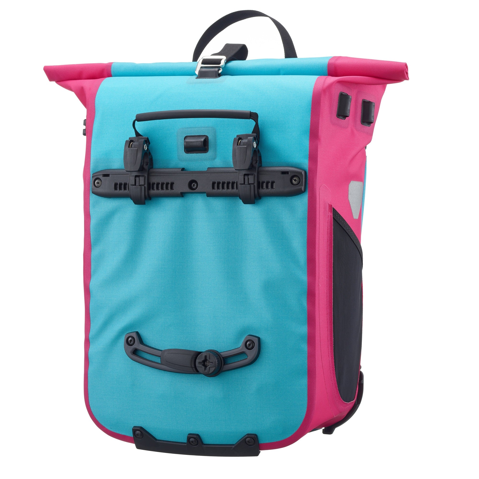 Ortlieb Vario Cyber 26 Hinterradtasche QL2.1 - Rucksack 47 cm (blue cyber pink) - Image 6