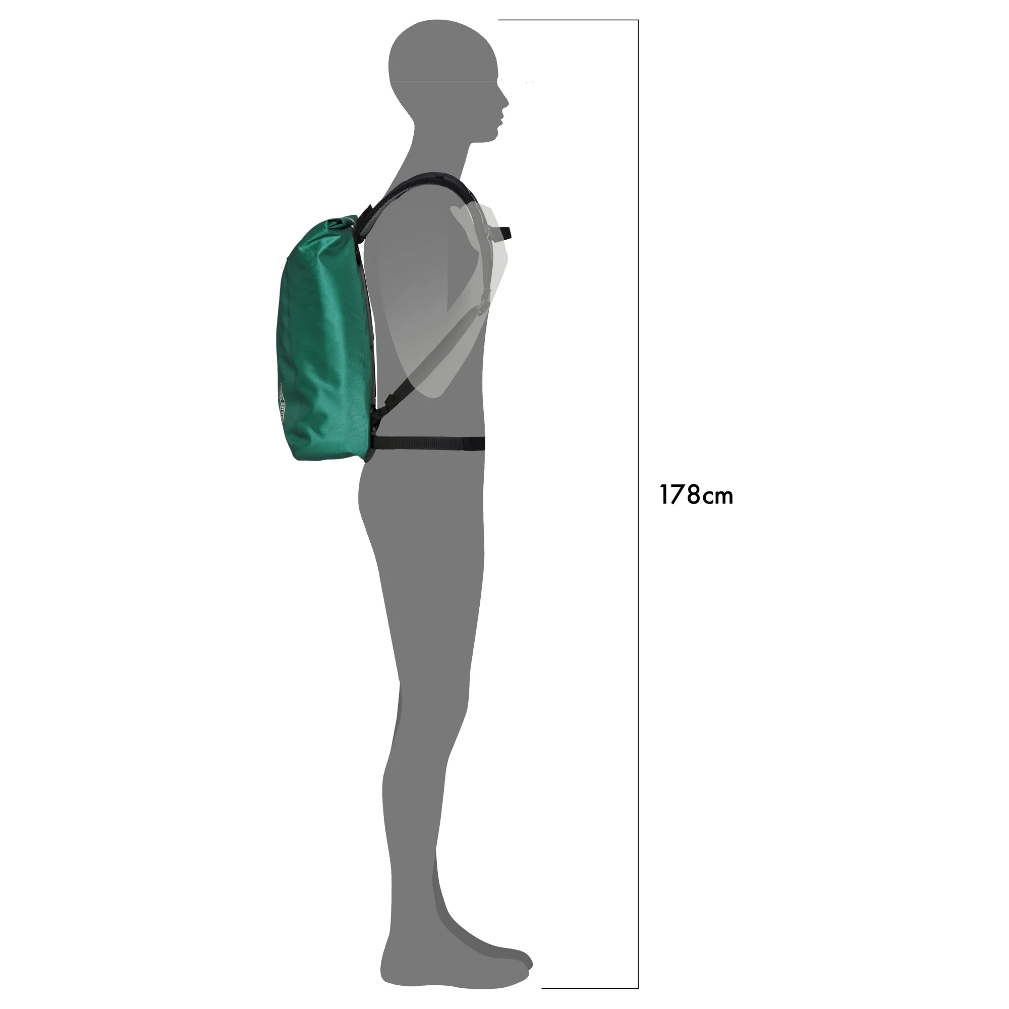 Ortlieb Velocity Lite 17 - Rucksack 45 cm (atlantis green) - Image 5