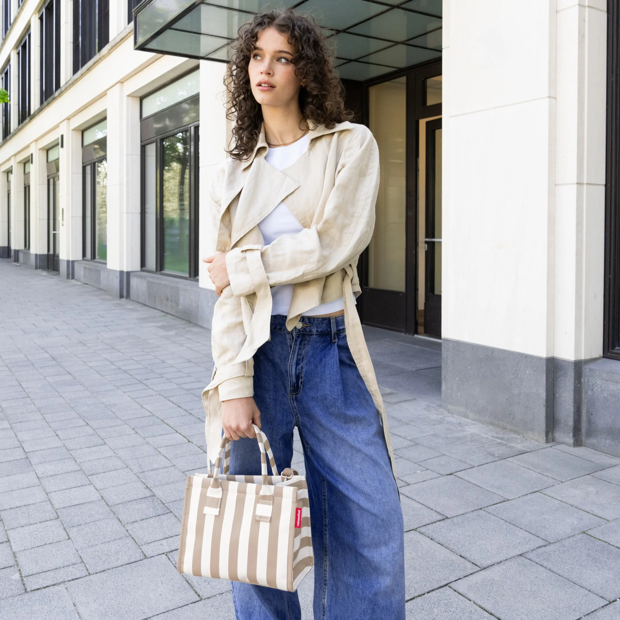 reisenthel Daily Shopper - Shopper XS 27 cm (summerstripes coffee) - Image 6