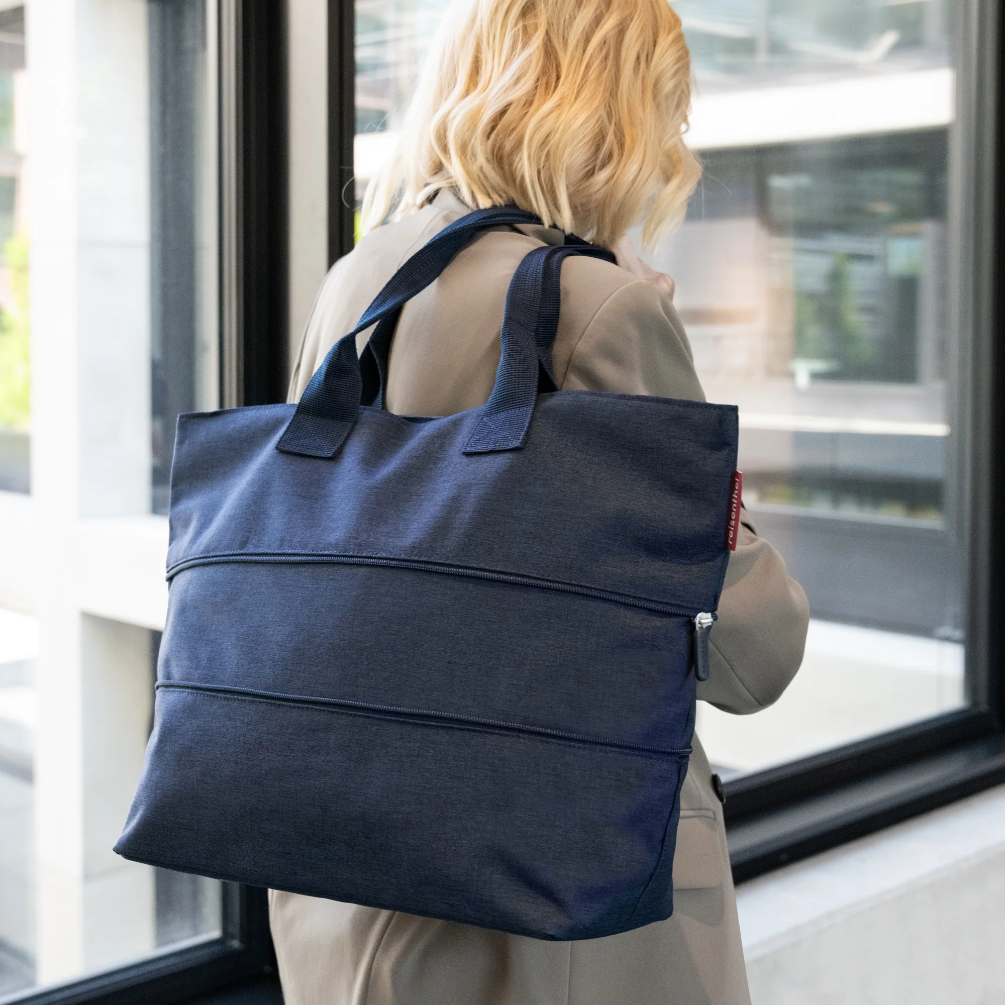 reisenthel e1 - Shopper erw. 50 cm (twist navy) - Image 5