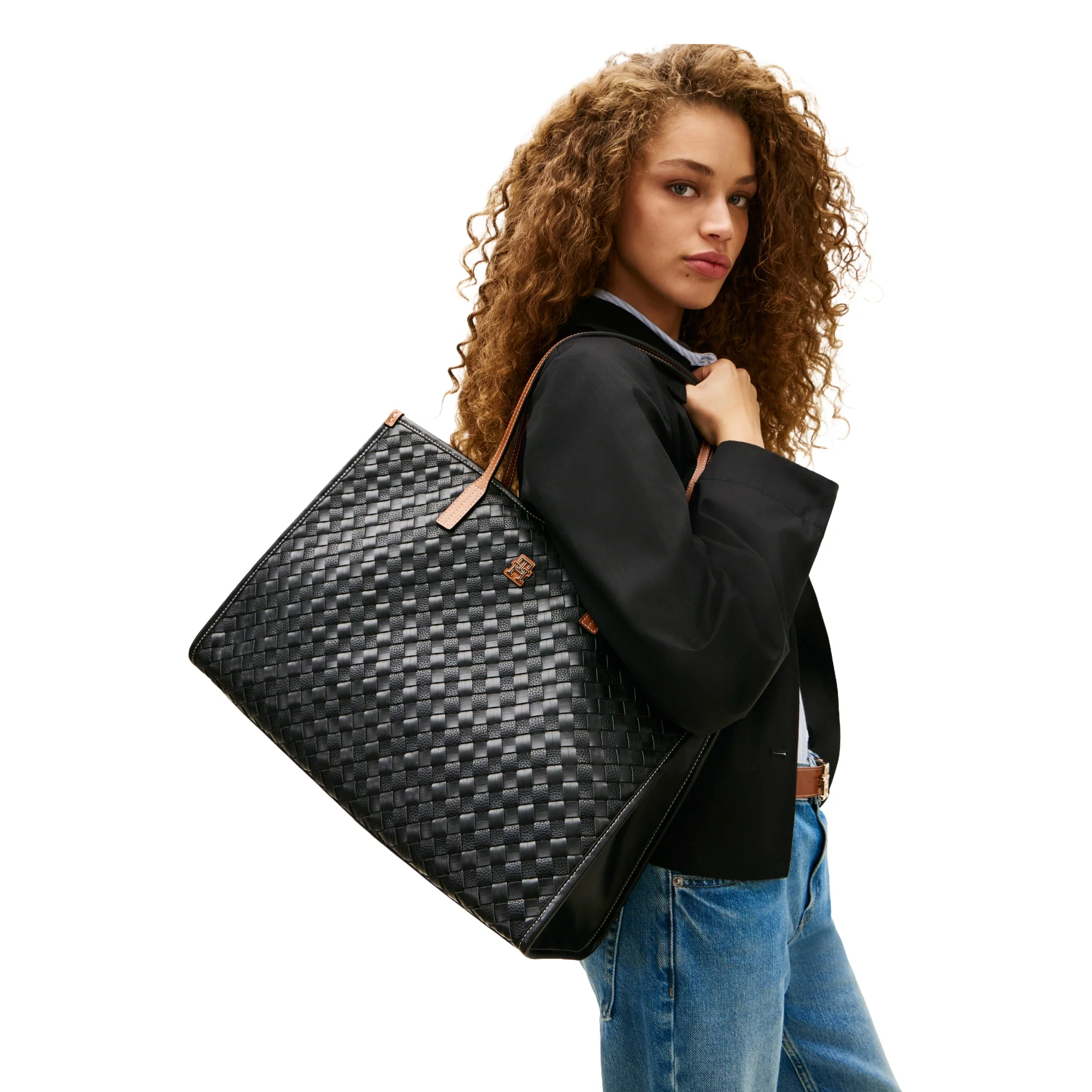 Tommy Hilfiger City - Shopper 43 cm (black mix) - Image 5