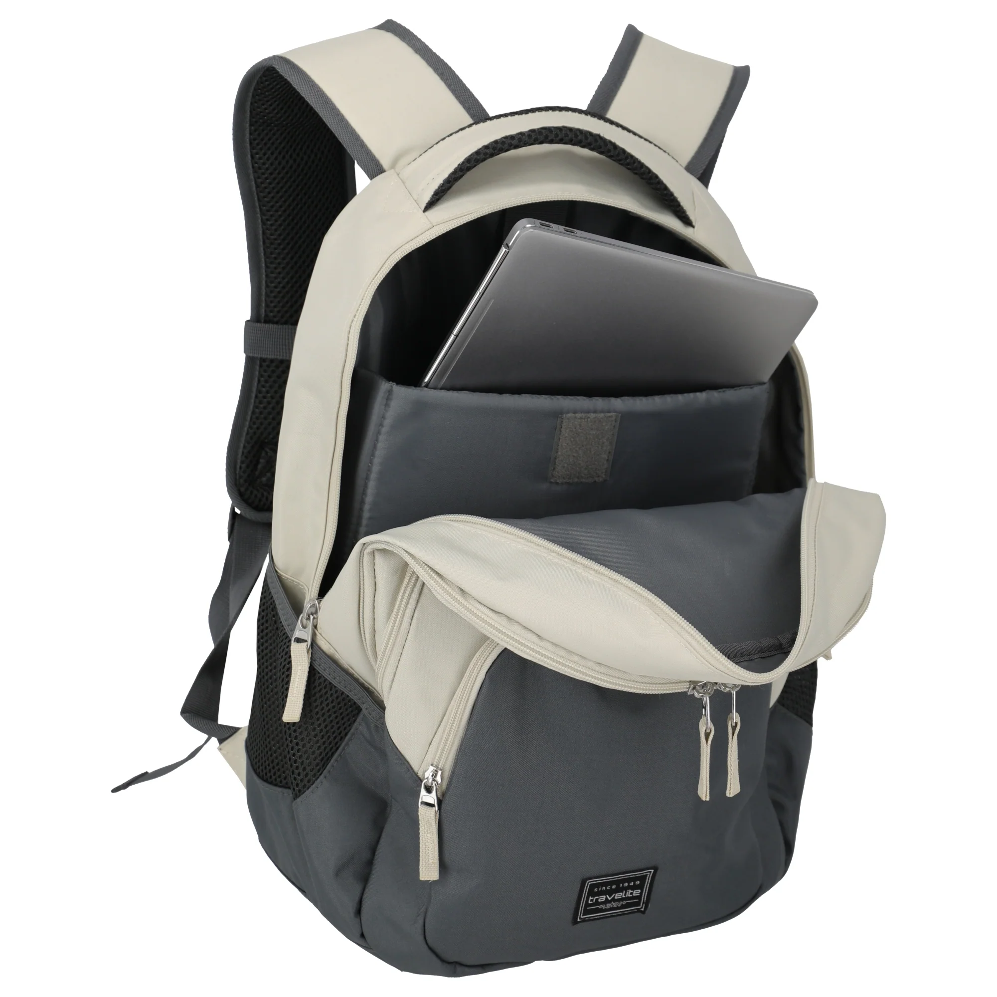 Travelite Basics Melange - Rucksack 45 cm (nature/anthracite) - Image 4