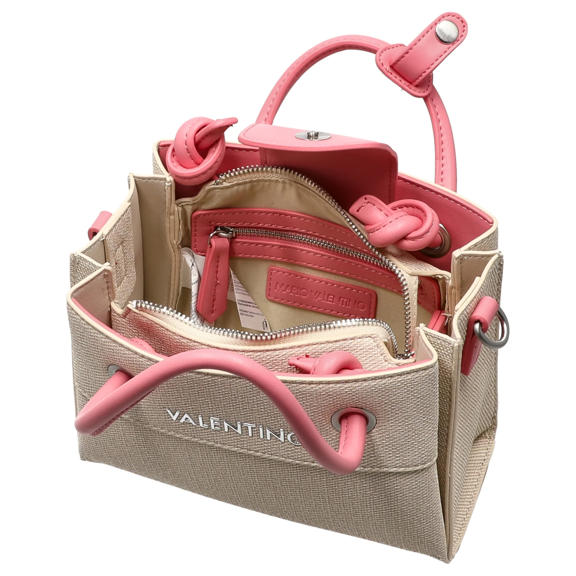 Valentino Bags Alexia Summer - Henkeltasche 21 cm (nat/rosa) - Image 7